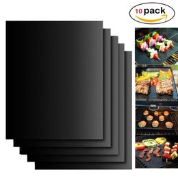 BBQ Tools Accessoires 1510PCS Grill Mat 44x33cm Non Stick BBQ Grill Liners Oven Grill Foil Barbecueplaat Voering Herbruikbare MAT Tools Accessoires 50% 230518