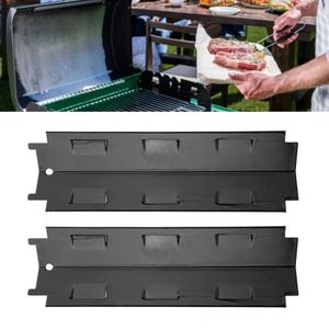 BBQ Gereedschap Accessoires 2 stks Gasgrill Warmteplaat Roestvrij staal BBQ Warmte Tent Vervangingsonderdelen Charbroil Grillonderdelen BBQ Grill Heat Plate 230504