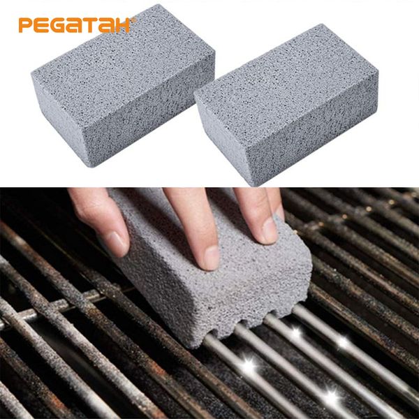 BBQ Tools Accessoires 3pc Cleanage Brick Brick Block Barbecue Racks Racks Spains Grease Cleaner Kitchen Gadgets 221128