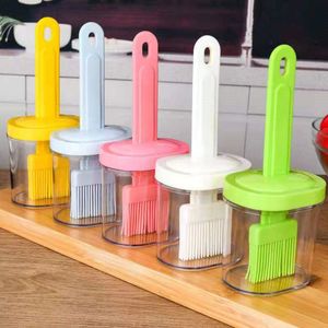 BBQ Tools Accessories Brush Barbecue Cleaning NylonSilicone Baking Bread Cooking Oil Cream Multipurpose Kitchen Utensil Tool 230522