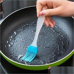 BBQ Tools Accessories Facile à nettoyer Soft Soft Baking Takeware Bread Cook Pastry Huile Crème BBQ Tools Basting Brush Cuisine Ustensiles DHQH3