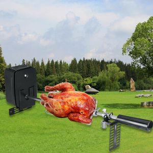 Accesorios de herramientas de barbacoa Kit de rotas eléctricas Grill Spit Roaster Charcoal Pig Chicken Beef Motor 230817