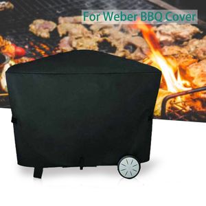 BBQ Gereedschap Accessoires Grill Cover voor Weber Q2000 Q3000 Outdoor Barbecue Stofdicht Waterdichte Regen Beschermende Covers 230627