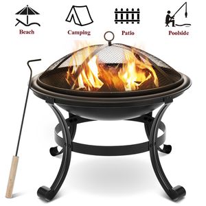 BBQ Tools Accessoires Grill Outdoor Fire Pit Kachel Tuin Patio Hout Log Barbecue Net Set Kookcamping Brazier voor XMAS EU US 230414