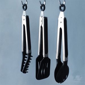 Outils de barbecue Accessoires Cuisine Maison Pinces à nouilles en nylon Pâtes Spaghetti Clips alimentaires Poignée en acier inoxydable Ustensiles de cuisine 230522