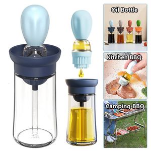 BBQ Outils Accessoires Cuisine Silicone Bouteille D'huile Brosse Cuisson Barbecue Grill Distributeur Pâtisserie Steak es Outil 221128