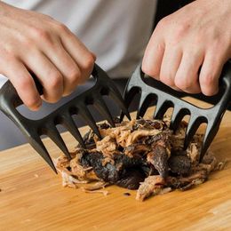 BBQ gereedschap Accessoires Accessoires Meat Shredder Strong Tulled Pork Puller Fork Bear Claw Fruit Vegetable Slijplicuters Koken 230522