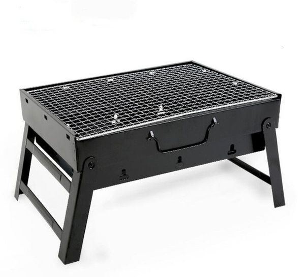 Barbecue Outils Accessoires Portable Pliable Barbecue Grills Patio Barbecue Charcoal Grill Poêle En Acier Inoxydable Camping En Plein Air Pique-Nique 85DA 230620