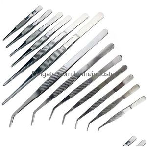 BBQ Tools Accessoires Roestvrij staal Mtifunctionele Tweezers Keukenkit Grill Food Tangs Kookclip Buffet Restaurant Tool Drop D DHKX1