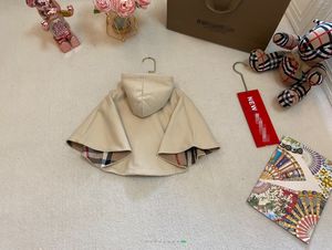 BBR 2023nieuw High-end kinderkleding baby jongens meisjes cape trenchcoat Babyjas kinderjas kerstcadeau