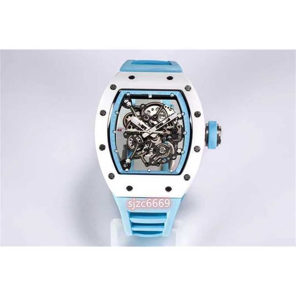 Bbr Factory RichasMille Designer Watch Mécanique BBR RM055 mesure 4990 x 4270 mm de diamètre et 135 mm d'épaisseur, version V2, miroir en verre saphir intégré UL2 avec miroir