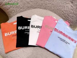 Bbr Luxusmarke Baby Mädchen T-Shirt Kinder Kinder Kleidung Lässige Ausstattung Buchstaben Mädchen T-Shirt Jungen JX12