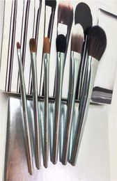 Ensemble de pinceaux de maquillage de voyage en argent BBSeries, édition limitée, 7 pièces, outils de beauté cosmétiques ongo2077987