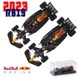 Bburago 1 43 Champion 1# Verstappen Red Racing RB19 #11 Perez Alloy Car Die Cast Car Model Toy Collection Gift 240118