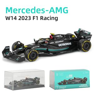 Bburago 1 43 Mercedes AMG W14 E Performance #44 Static Simulation Diecast Alloy Model Racing Formula Car Acrylic Box 240118