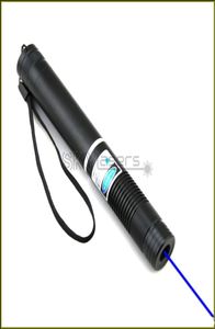 BBX4A 450NM Noir réglable Focus Blue Laser Pointer Pen Light Pen Lazer Beam Military Blue Lasers3249134