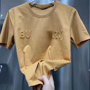 Bby hommes t-shirt designer t-shirt burb col rond chemises à manches courtes hommes femmes sweat-shirt lettre 3D impression coton surdimensionné Tshir302z