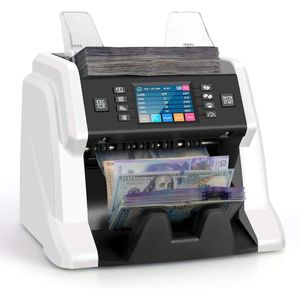 BC-55 Premium bank-cijfer geld Teller machine multi-valuta gemengde denominatierekening contante waarde teller 2 cis/uv/mg/mt/ir serienummer opname FCC goedgekeurd