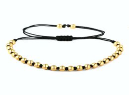 BC Anil Arjandas Pave Rose Gold 5 mm Reducir Beads trenzados Braceletas de lujo de lujo para hombres Accesorios de estilo nuevo de estilo1855937