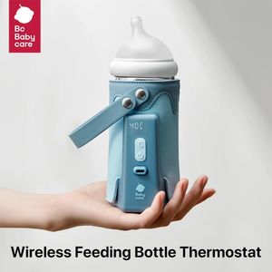 Bc Babycare-calentador de botellas de agua y leche, termostato portátil USB para alimentos, cubierta del calentador de alimentación nocturna, leche materna, 240111