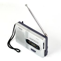 BC-R21 Mini Radio Portable AM FM Antenne Télescopique Radio Monde Récepteur Haut-Parleur DC 3V Bonne qualité