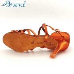 BD Latin Dance Shoes Authentic vrouwelijke zachte Dancing Professional National Standard BDSALSA 216 Ballroom gratis tas Bddance