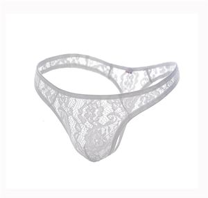 BD109 hele 3PCSlot Gay Men039S sexy ondergoed lingerie extrathin kant transparant gaas lage taille string tstrings gst2837947