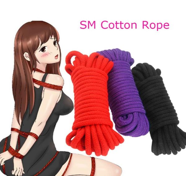 BDSM Bondage coton corde 5M jeu de rôle jouets sexy pour Couples harnais érotique retenue fétiche jeux pour adultes salope chasteté sexyy9881908