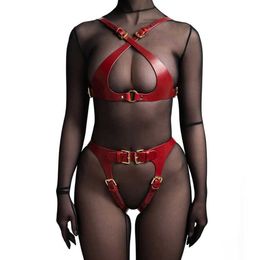 BDSM bondage mode leer sexy borstharnas beeldhouwen lichaam taille riem punk gothic bh speelgoed voor volwassenen 18 exotische set