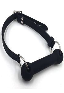 BDSM Bondage Full Silicone Open Bit Bit Bit Gag Horse Roleplay Gags Adult Sex Toy pour couple 2203302830535