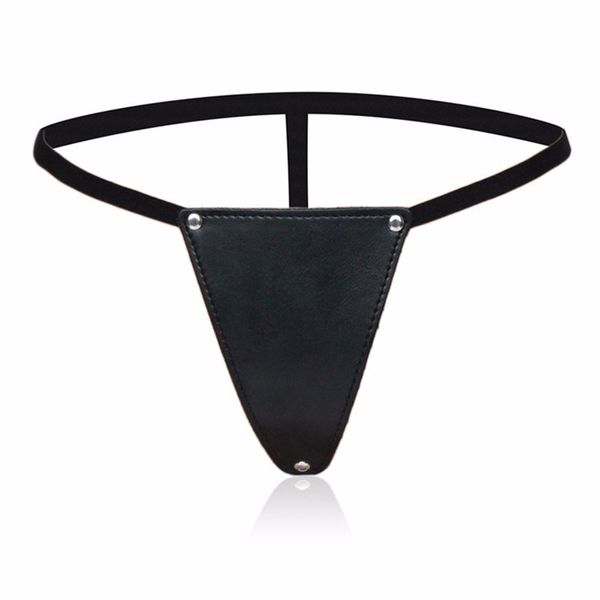 BDSM culotte de chasteté érotique ouverte Temptress salope Gstring faux cuir bandage jeu de sexe pour les femmes sex toys