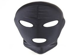 Bdsm elastic abre 3 hoyos de máscara de capucha esclavista esclavo en juegos para adultos para productos sexuales parejas juguetes para mujeres y hombres3055846