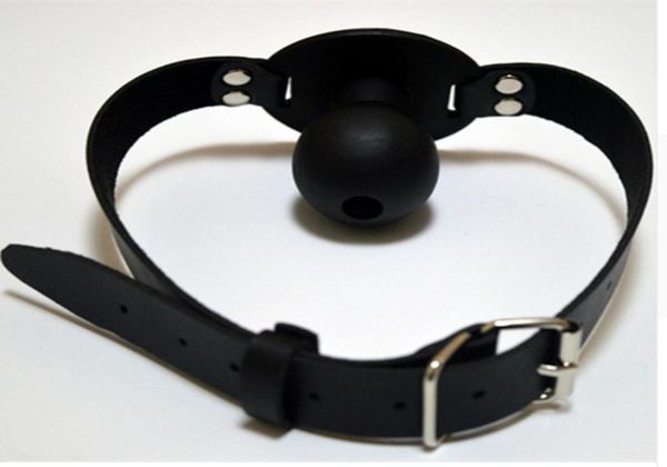 BDSM Fetish Mouth Plug Ball Gag Head Ceinture de bondage dans les jeux pour adultes pour les couples Produits de sexe porno Jouets pour femmes et hommes Gay2738481