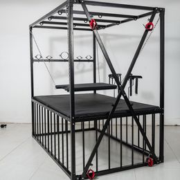 BDSM meubilair seksbed volwassen straf terughoudendheid tool frame groot meubilair kerker slaaf bondage liefde seks meubilair bed