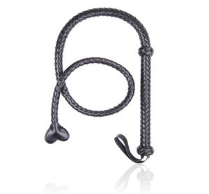 Bdsm en cuir whip paddle slogger pour le jeu sexuel fessée sexy jouet coeur forme longue fouet rouge noir couleur fétiche adulte nouveau 5637563