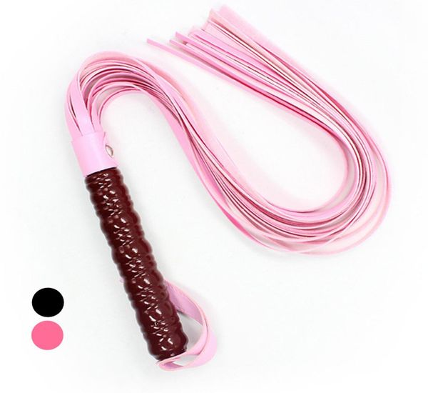 BDSM Sex Long Fouet En Cuir Flogger Cul Fessée Bondage Esclave SM Dans Les Jeux Pour Adultes Pour Les Couples Fétiche Sex Toys Pour Femmes Men4974140