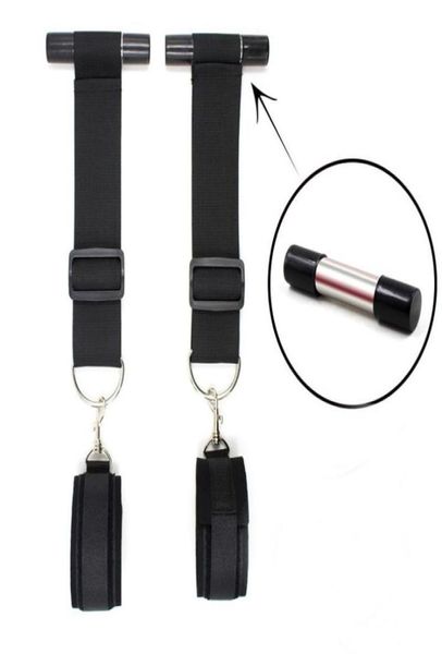 BDSM Sex Toys Porte Swing Menottes Fenêtre Suspendue Menottes Fétiche Bdsm Bondage Restrictions Sex Toys Pour Couples Produits de Sexe q0506343649