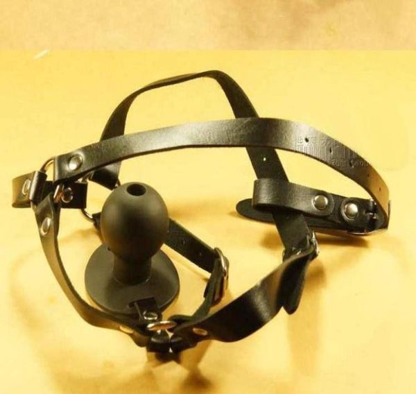 Bdsm juguetes sexuales mujeres boca abierta mordida mordaza anillo tapón de mordaza SM Bondage Gadgets juguetes sexuales para adultos cinturón de cuero Metal8925557