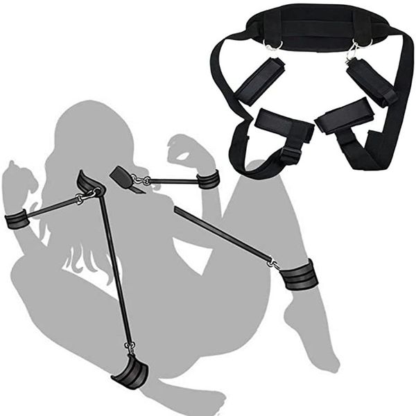 Kit de jouets BDSM pour les sangles de bondage de bandage SM pour adultes menottes à la cheville retenir les couples sexy flirts érotiques