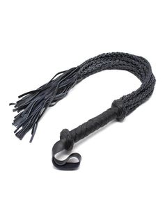 BDSM Whip Real Leather Sepanking WHIPS Bil Marteling Bondage Gear Trainer Kinky Play Fetisj Fantasieën Volwassen seksspeeltjes Rood Black GN5564001