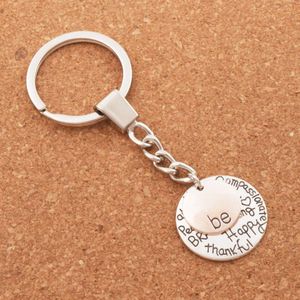 Soyez heureux porte-clés sac pendentif porte-clés ami courageux forte voiture porte-clés K1622/3 15 pcs/lot