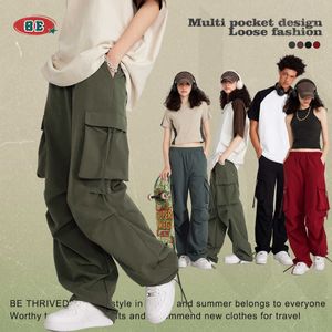 Be heren kleding zomer breed poot losse pocket lading broek Amerikaans modemerk hiptop jazz mannen