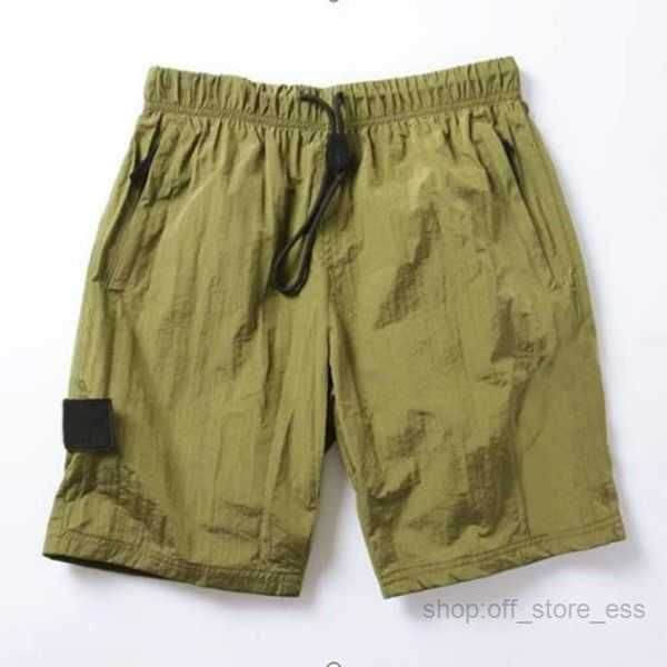 Playa 2023 Pantalones cortos de verano Pantalones cortos para hombre Moda para correr Suelto Proceso de lavado de secado rápido de tela pura Moda Casual Hip-hop Ins Stones Island 2 DQPF