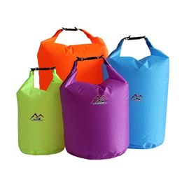 Strandaccessoires Outdoor Droge waterdichte tas Dry Bag Sack Waterdicht Drijvend Dry Gear Tassen Voor Varen Vissen Raften Zwemmen 5L10L20L40L70 230605