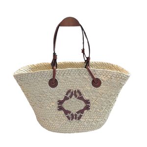 Strandtas Designer Bag Straw Handtas Holiday Schoudertas Winkeltassen Braid Classic Tote Bag Fashion Luxe Anagram Basket Handtas Haak Crosbody Tassen