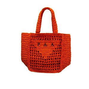 Sac de plage Raffias femme hommes Designer Sac à épaule Sac d'été Crochet fourre-tout sac à main sac à main tissage sacs de luxe