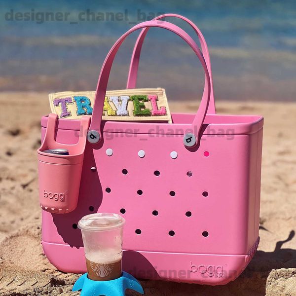 Bolsas de playa Diseñador Impermeable Cesta de PVC Bogg Bolsa de playa Chica Compras para mujer Bolso de lujo Viajes Grandes bolsas de totalizadores Ahueca hacia fuera Pochette de plástico Embrague de verano para hombre w