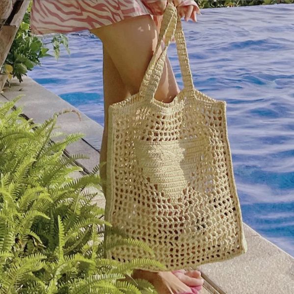 sacs de plage célèbre designer de mode cool style d'été sacs à main doux shopping femmes porte-monnaie cool dame plaine lettre portefeuilles paquets d'épaule