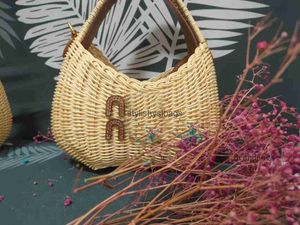 Sacs de plage Sacs de luxe en rotin Sac fourre-tout Designer Pine Cone Wicker Sacs à main tissés Été Mignon Paille Bali Vacances Voyage à la main PursesH24227