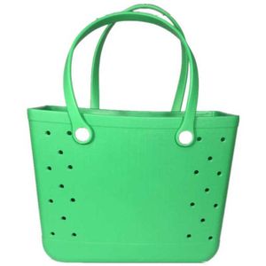 Sacs de plage sac à main épaule fourre-tout EVA Silicone sac poignée chaîne pas de bandoulière Messenge dames femmes sacs à main 2021 0228